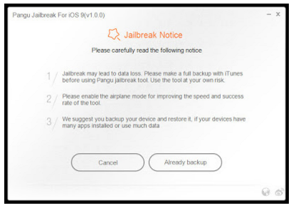 Cara jailbreak iOS 9.1 Menggunakan Pangu 2