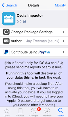 Cara Menghilangkan Jailbreak iPhone tanpa iTunes dan Restore 2