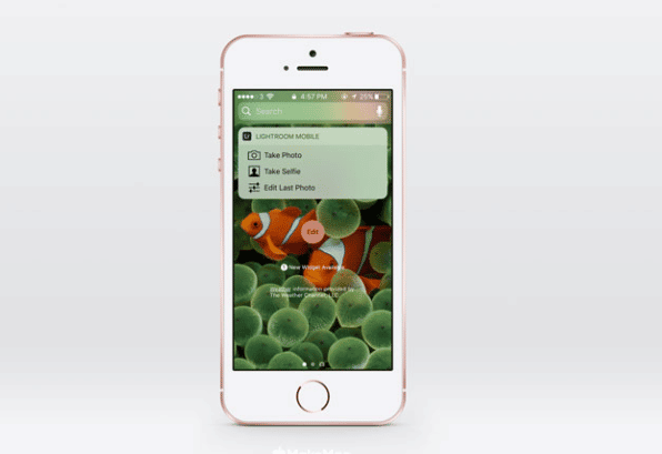Cara Mudah Mengambil Foto dengan Cepat di Lock Screen iOS 10 3